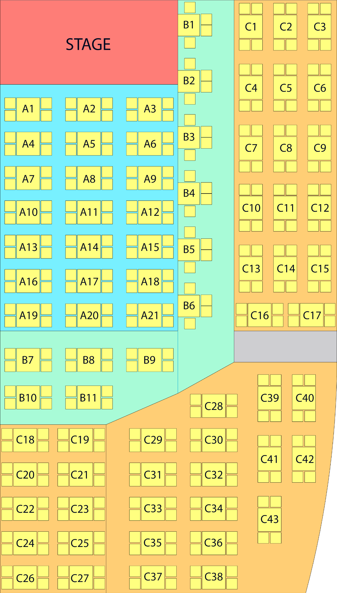 Concert Seat Map