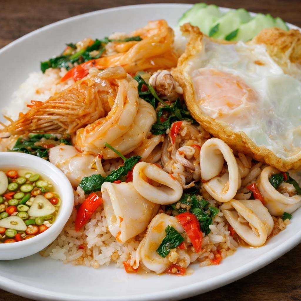 ผัดกระเพราทะเล