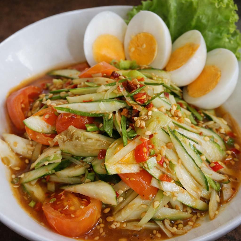 ตำแตงไข่ต้ม